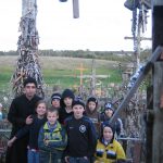 viaje con los  monaguillos a la colina d elas cruces 005