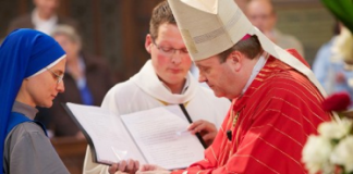 Votos perpetuos de la Hna. Nadiya – SSVM en Holanda