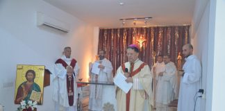 Inauguración de la capilla «San Juan Pablo II» en Bagdad, Irak