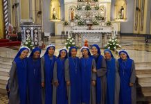 PRIMERA PROFESIÓN DE VOTOS RELIGIOSOS EN FILIPINAS (DÍA DE LA ASUNCIÓN)