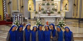 PRIMERA PROFESIÓN DE VOTOS RELIGIOSOS EN FILIPINAS (DÍA DE LA ASUNCIÓN)