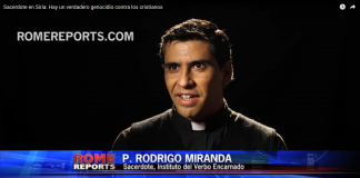 «SACERDOTE EN SIRIA: HAY UN VERDADERO GENOCIDIO CONTRA LOS CRISTIANOS» – P. RODRIGO MIRANDA EN ROME REPORTS (VIDEO)