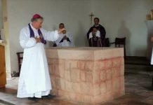 Consagración del nuevo altar – IVE Noviciado en Chile
