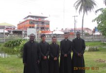 Recepción del hábito religioso en Guyana