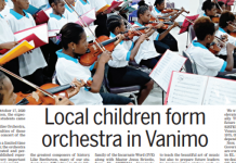 Niños de la región forman una orquesta en Vánimo