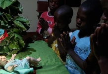 Veré sonreír a Jesús en la Navidad