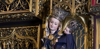 Con mano poderosa y brazo extendido Nuestra Señora “Estrella del Mar - Sterre der Zee
