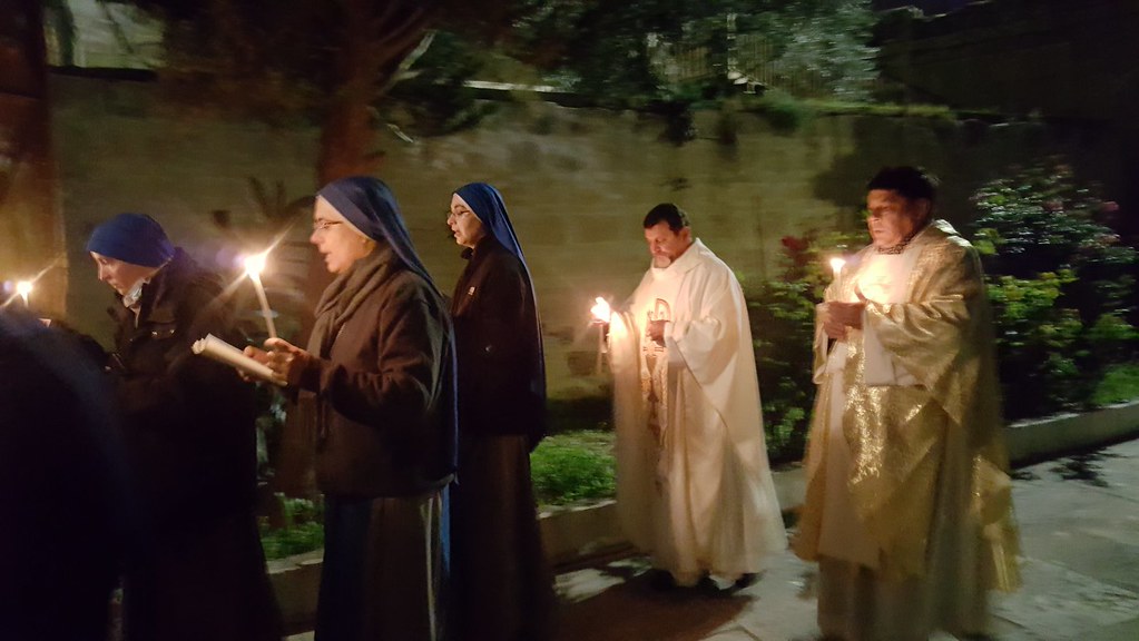Tierra Santa - Misa de la Presentación del Señor en la capilla de San José en Belén.