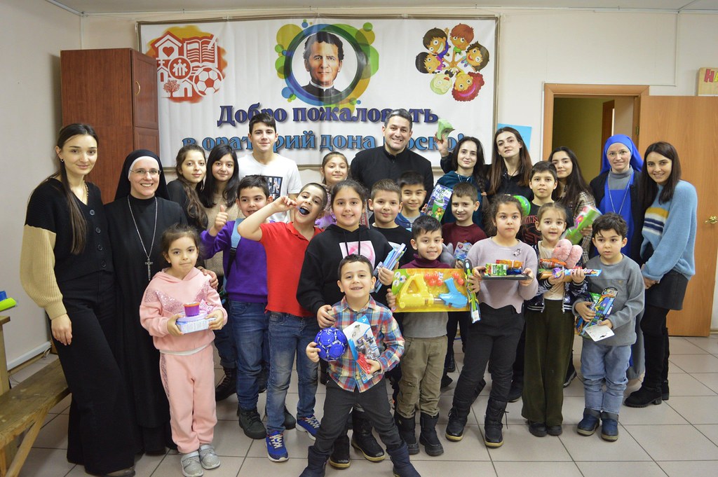Rusia - Fiesta de San Juan Bosco en el oratorio