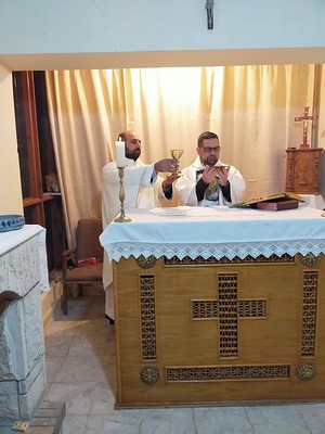 Egipto - Santa Misa en el Noviciado San Antonio Abad