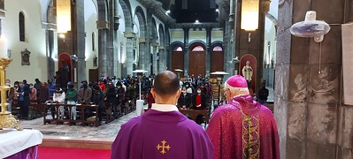 Túnez - Miércoles de Cenizas en la Catedral