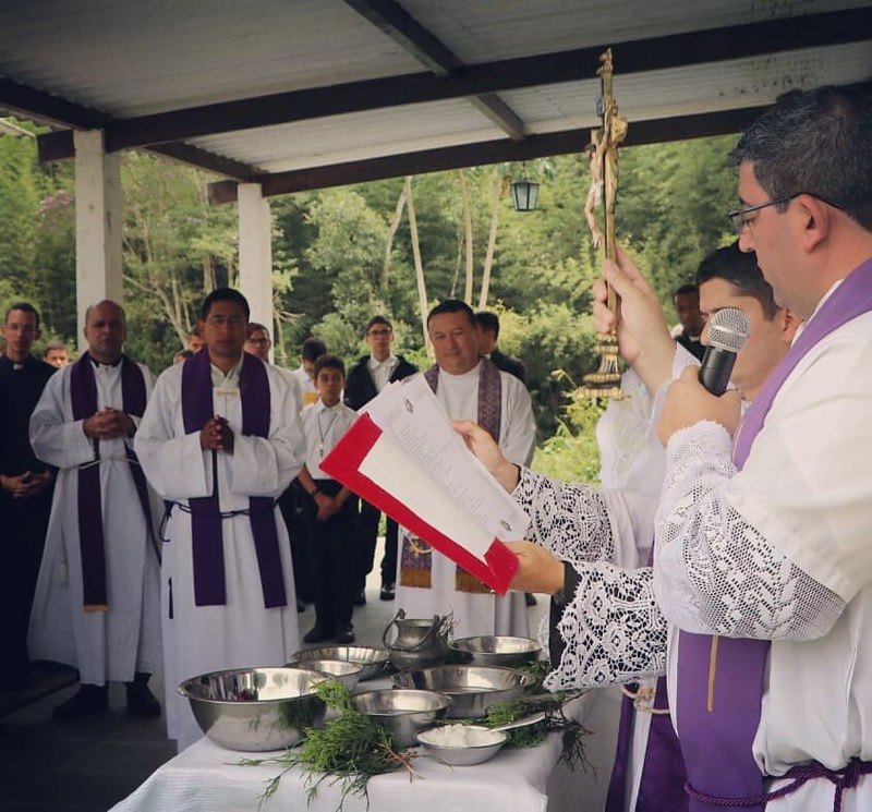 Brasil - Bendición del Seminario, Inicio del año académico y Lectio Brevis