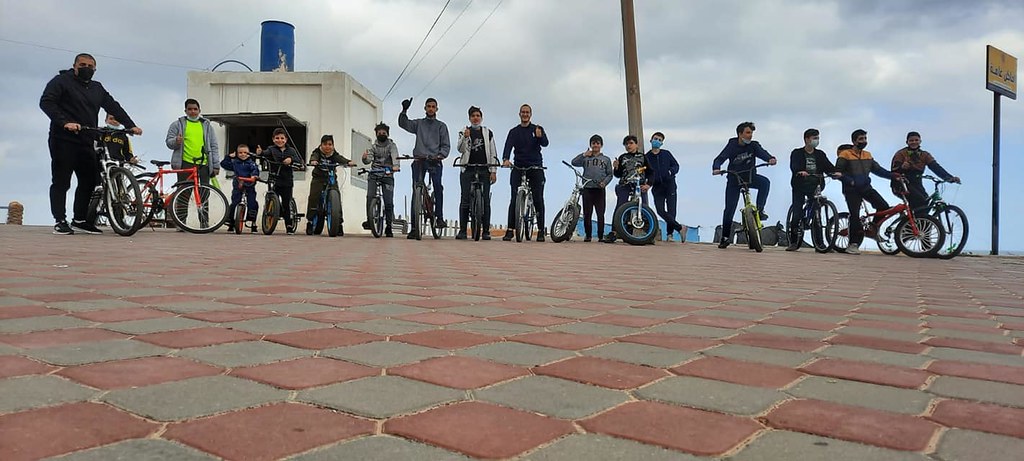 Gaza - Paseo en bicicleta con los monaguillos