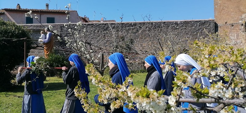 Italia - Solemnidad de San José en el Monasterio de Tuscania