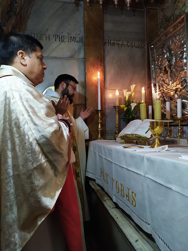 Tierra Santa - Misa en el Santo Sepulcro