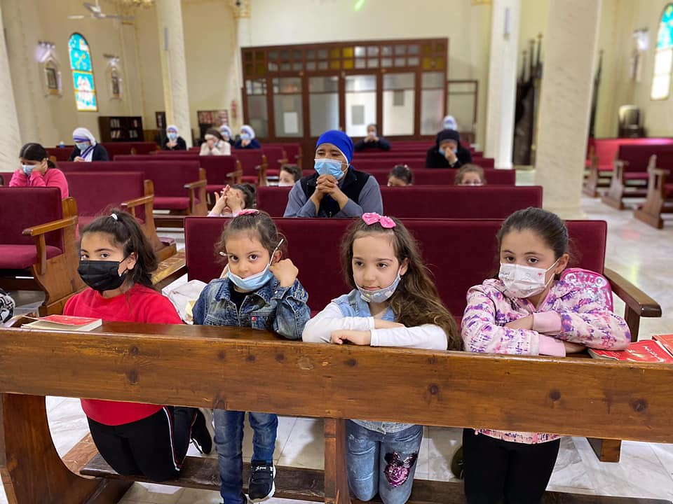 Gaza - Misa con los niños del Oratorio