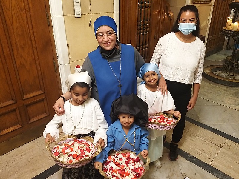 Egipto - Fiesta de la Virgen de Fátima en la Catedral Caldea