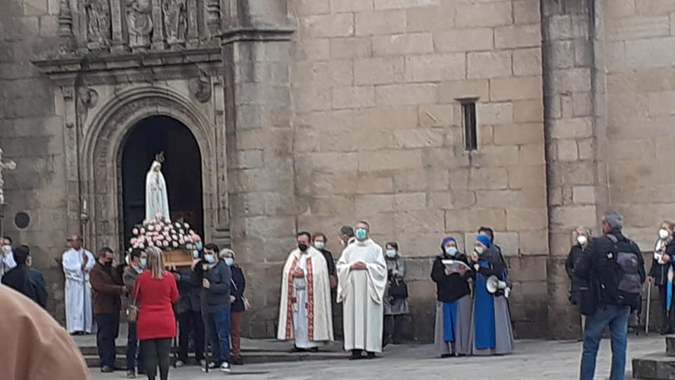 España - Procesión de la Virgen de Fátima en Pontevedra