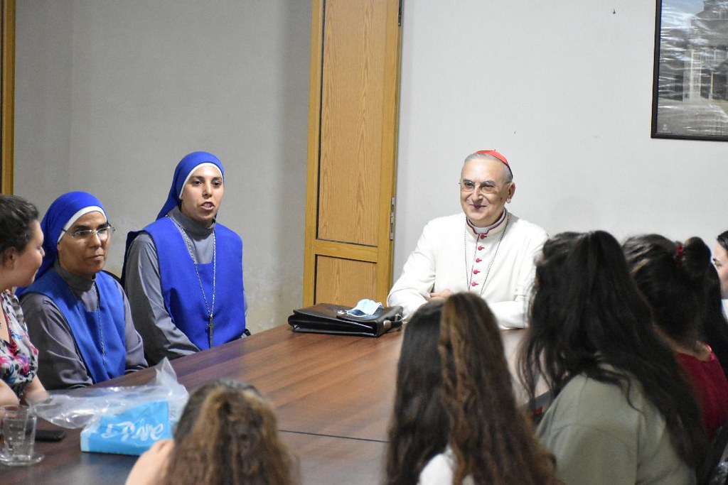 Siria - Visita del Nuncio Apostólico de Siria a la Residencia universitaria en Alepo
