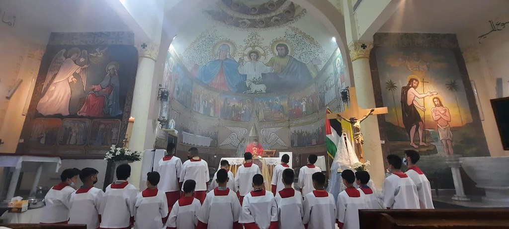 Gaza - Misa de Pentecostés