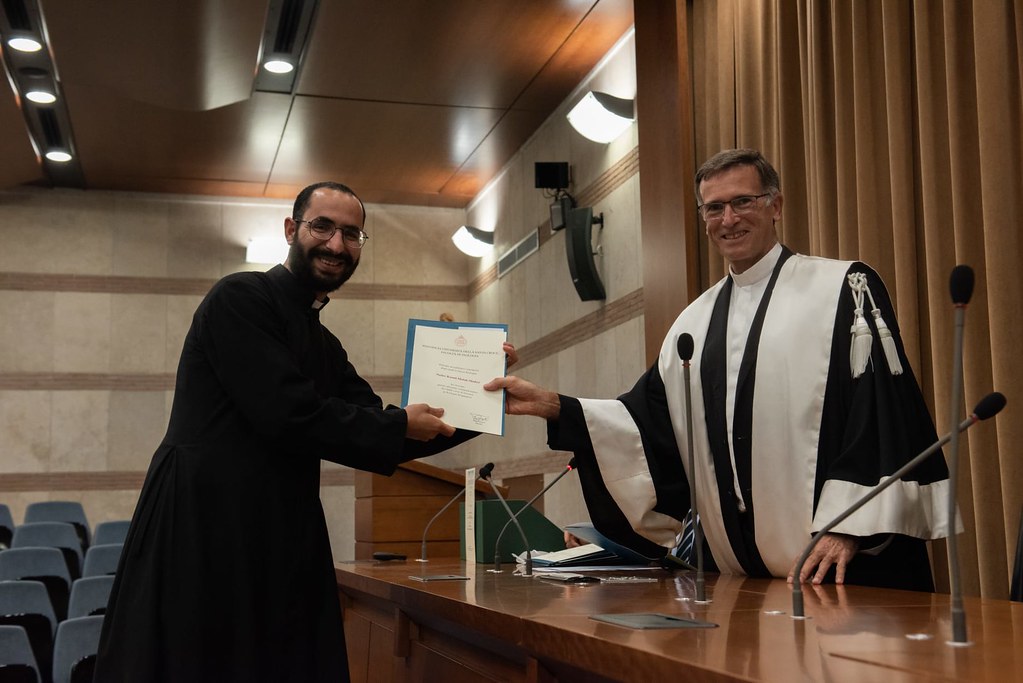 Italia - Nuevo licenciado en Teología en la Universidad Pontificia Santa Croce: P. Filopatir, IVE