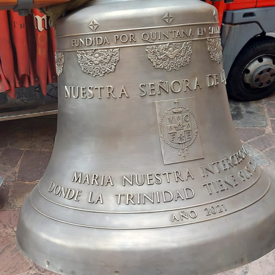 España - Nueva campana Nuestra Señora de Luján, para el Monasterio de Valvanera