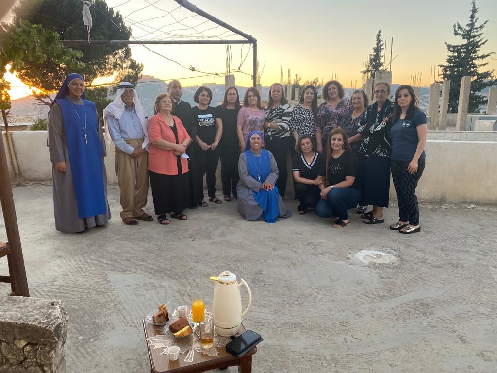 Jordania - Grupo de mujeres en Anjara