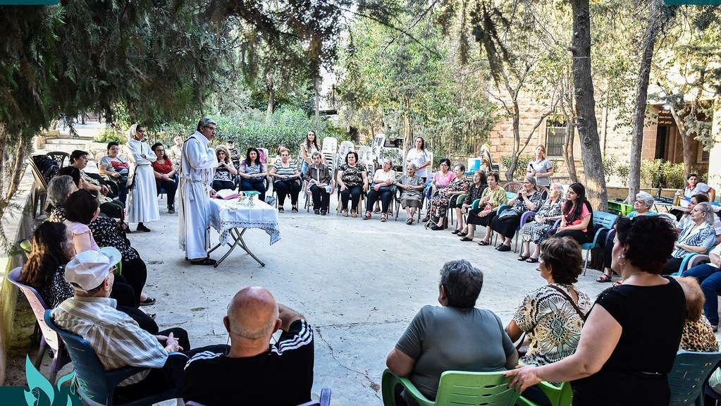 Siria - Actividad especial para ancianos en Alepo