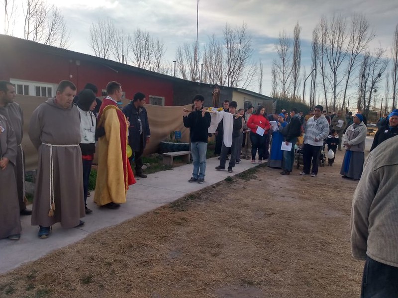 San Rafael, Argentina - Peregrinacion de la imagen de San José que perteneció a San Luis Orione