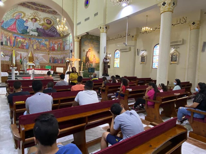 Gaza - Charla sobre la Santidad para los Adolescentes y jóvenes del Oratorio San José