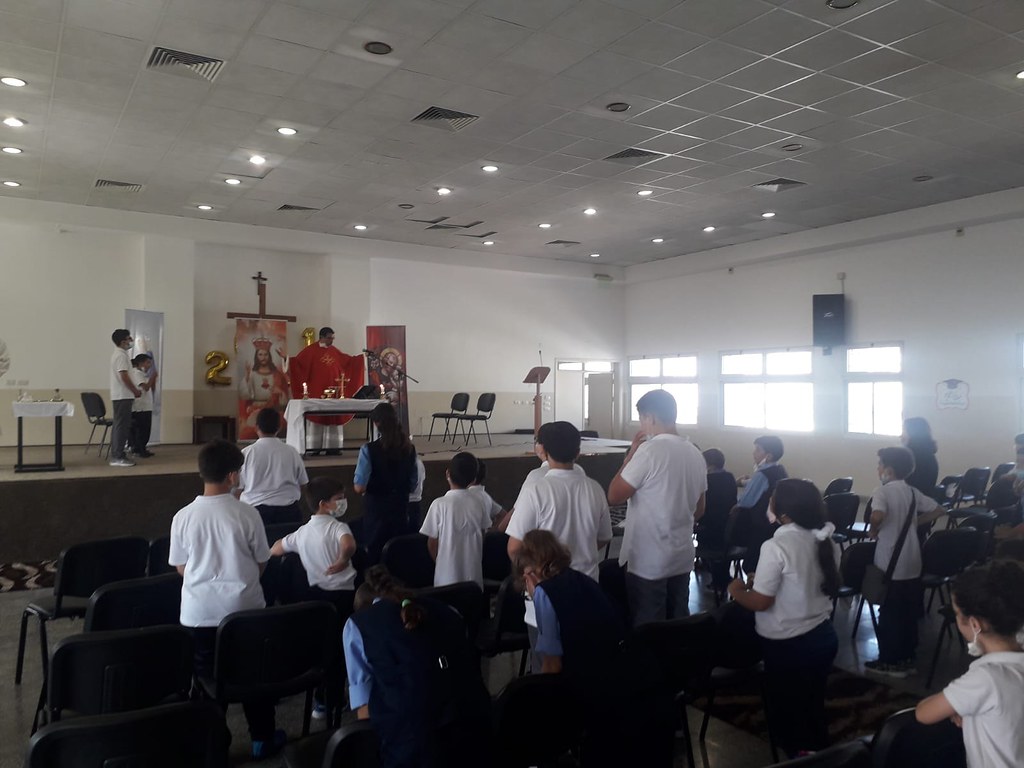 Gaza - Misa en la escuela