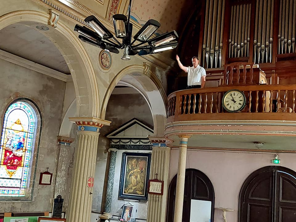 Francia - Inauguración del órgano de la Iglesia Saint-Vivien