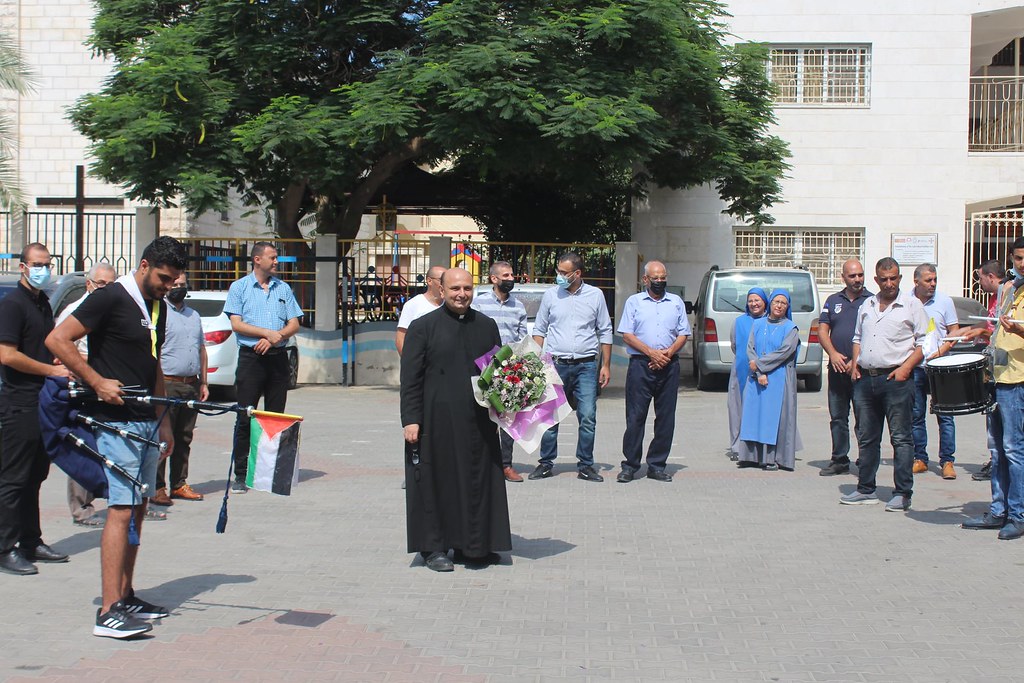 Gaza - El regreso del P. Gabriel Romanelli