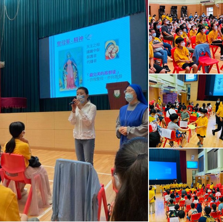 Hong Kong - Presentación de la Legión de María a los niños del catecismo