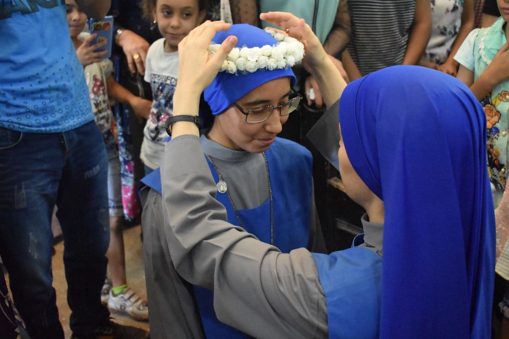 Egipto - Primeros Votos de la Hna. Kilan Bikhristus en Menia