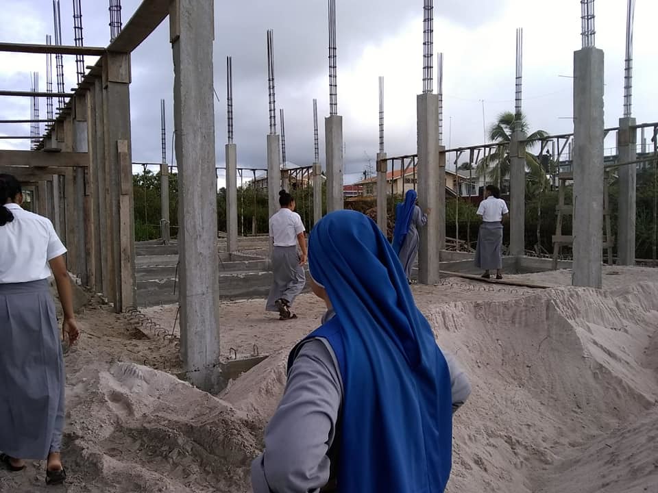 Guyana - Construcción del convento