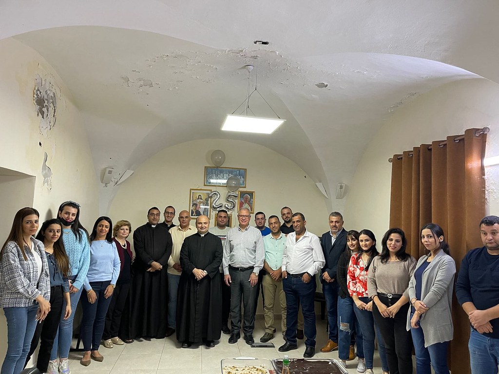 Gaza - Visita del Administrador General del Patriarcado Latino de Jerusalén