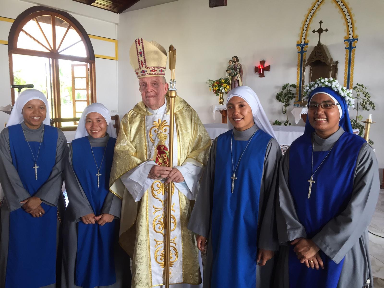 Guyana - Votos Perpetuos de la Hna. Charity y toma de hábito de tres novicias