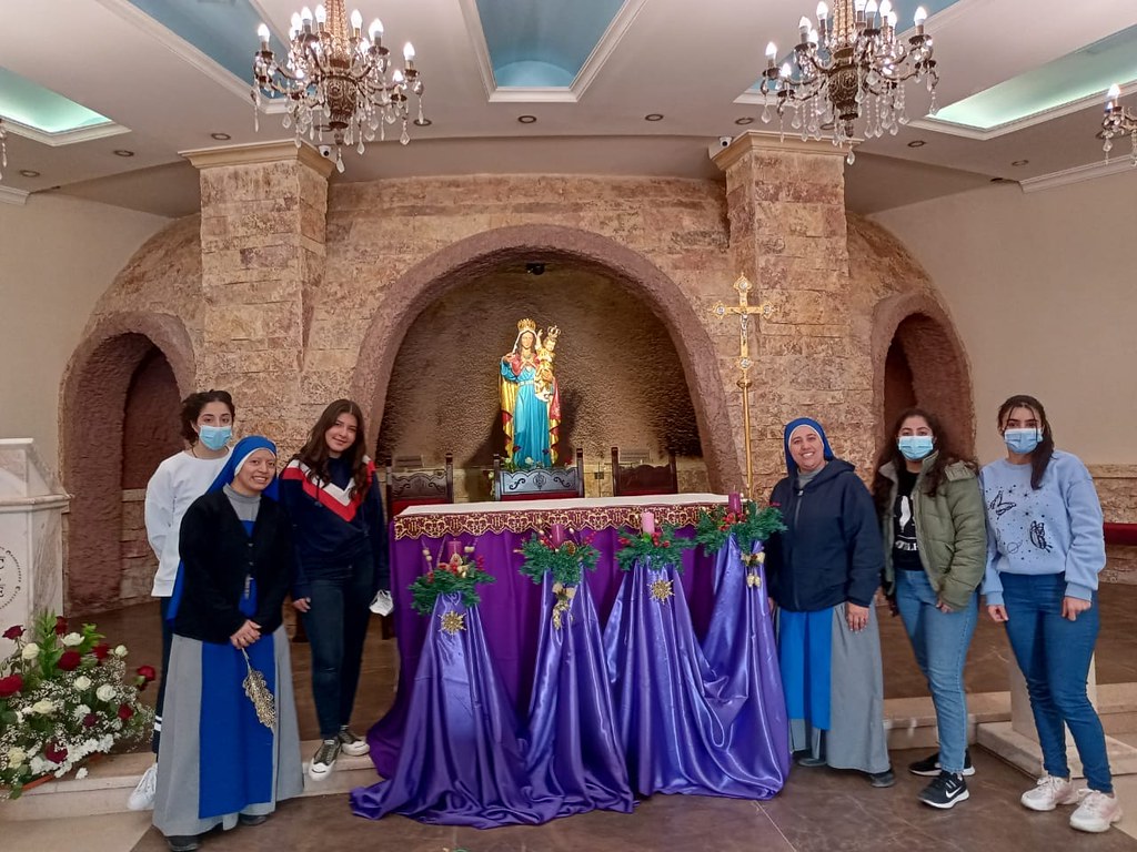 Jordania - Preparación del tiempo de adviento en Anjara