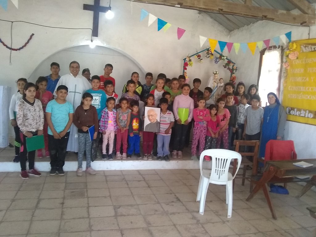 Argentina - catecismo y misa en la Capilla Nuestra Señora de la Merced en Los Juríes