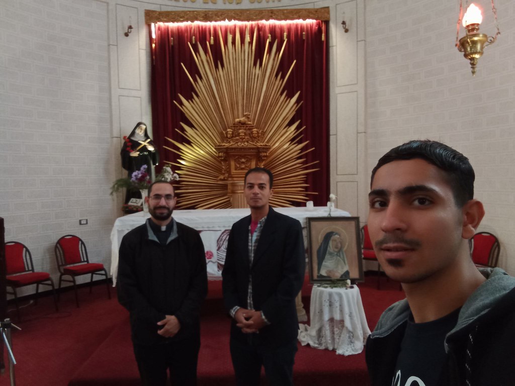 Egipto - Visita de los novicios a la iglesia de la Santa Mártir Catalina de Alejandría