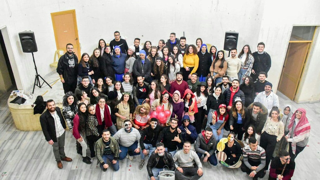 Siria - Fiesta de Santa Bárbara con los jóvenes de la Residencia