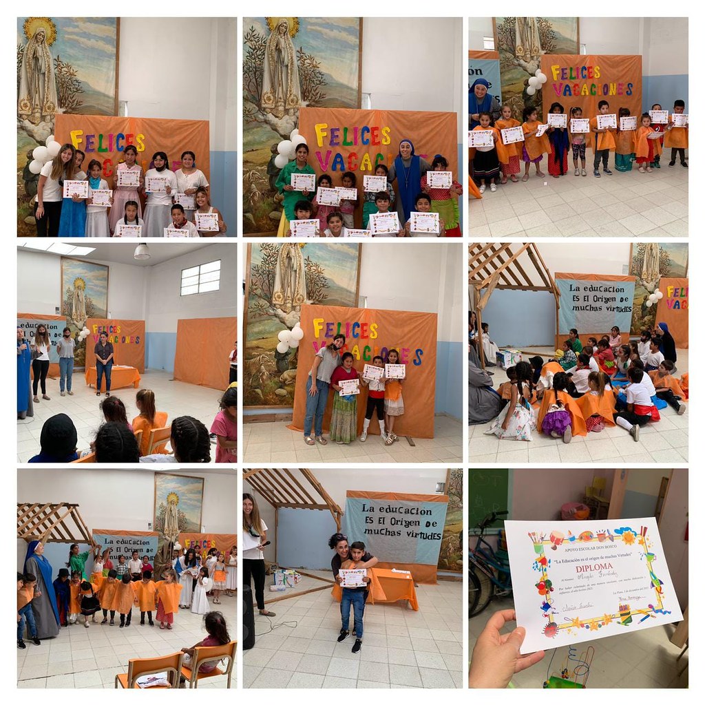 Argentina - Acto de fin de año en el apoyo escolar Don Bosco en La Plata