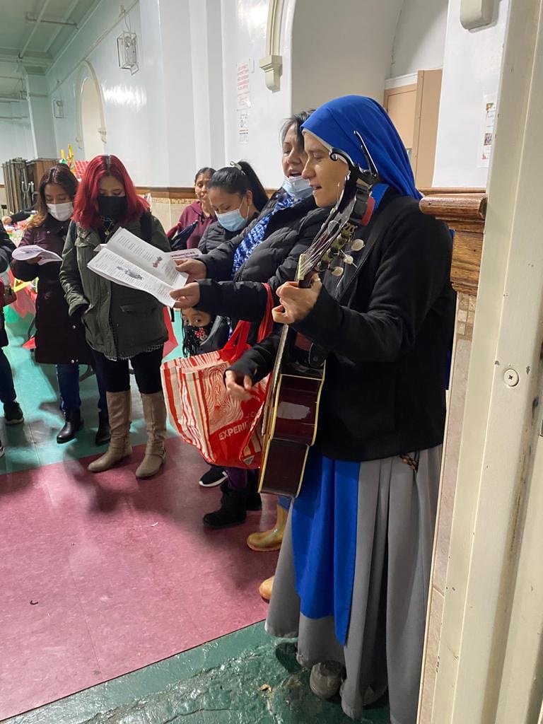 USA - Posadas con los niños del la parroquia St. Paul's en Nueva York