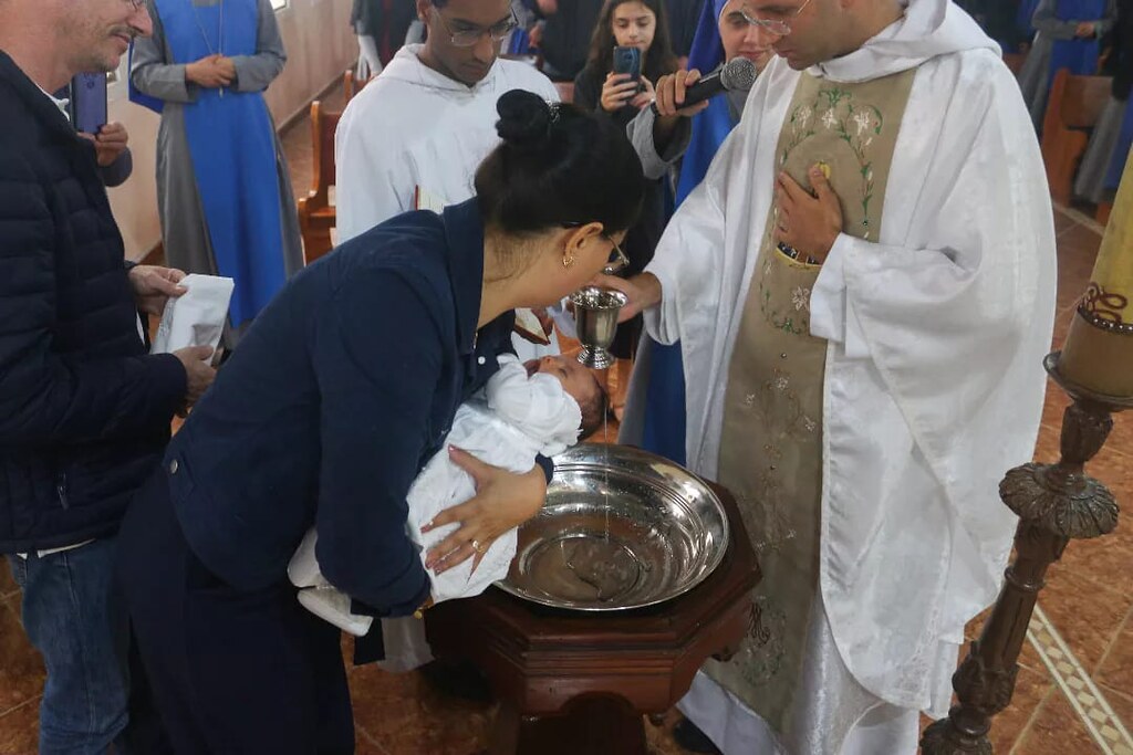 Brasil - Bautismo en la Capilla Inmaculado Corazón de María