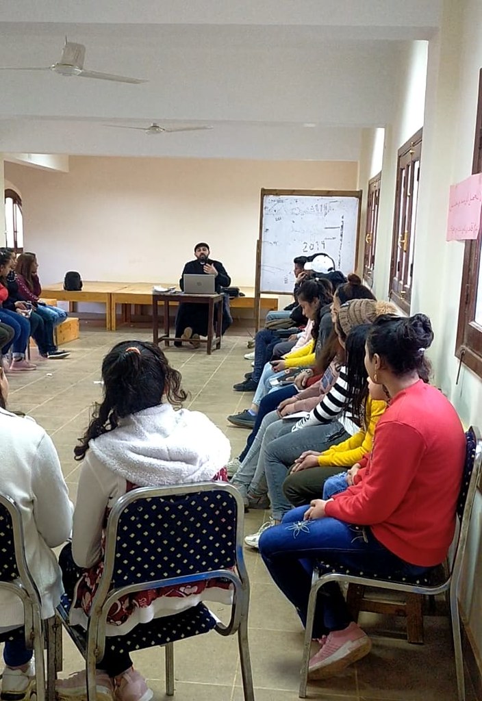 Egipto - Grupo de jóvenes en Bani Muhammadiat