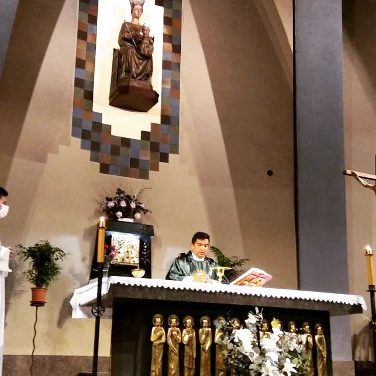 España - Primera Misa del P. Ignacio en Manresa