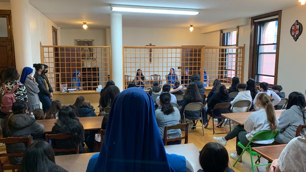Estados Unidos - Retiro para los jóvenes de Confirmación en el Monasterio de Nueva York