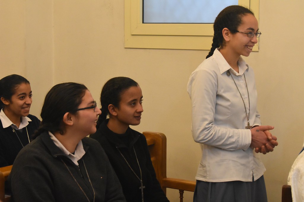 Egipto - Cambio de nombre de tres novicias en Alejandría