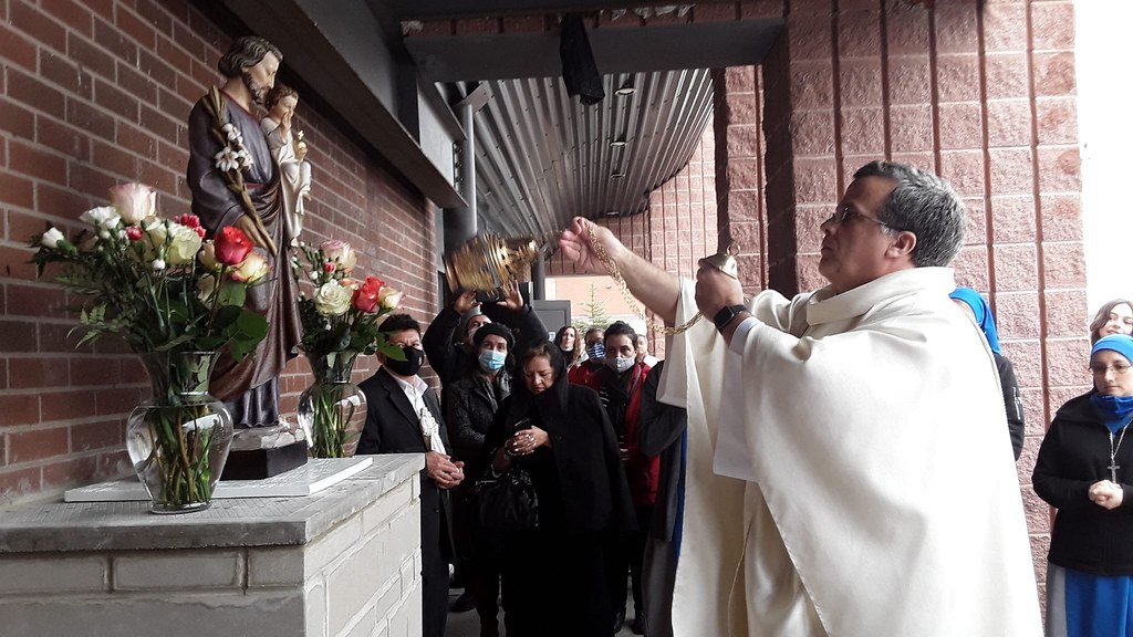 Canadá - Bendición de la nueva imagen de San José